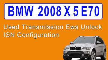 2008 BMW X 5 E70 Used Transmission Ews Unlock ISN Configuration