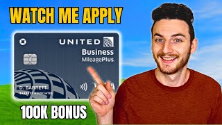 Watch Me Apply: Chase United Business Card (100K BONUS!) by Jacob's Points & Profit 1,618 views 3 months ago 15 minutes