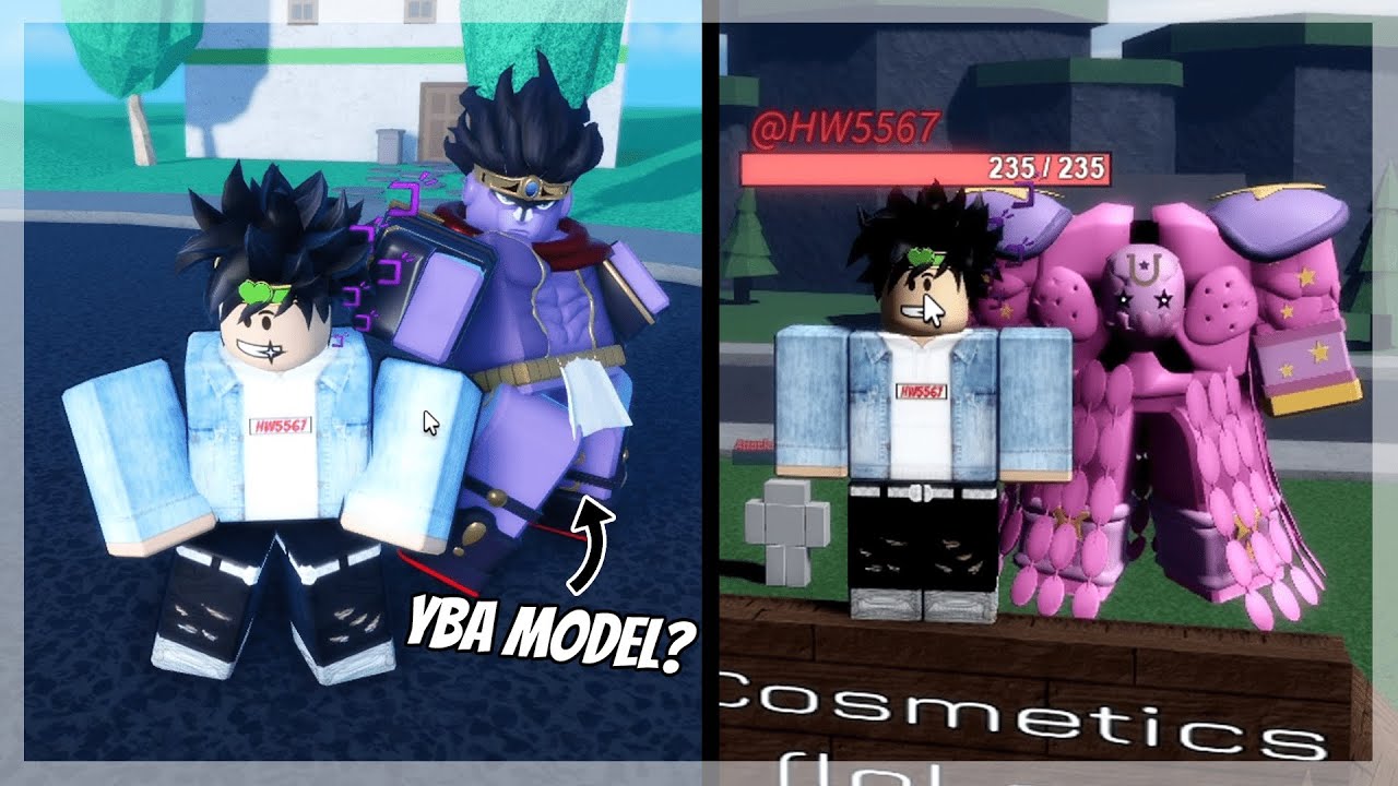 Its crazy how much stand models differ between Jojo roblox games