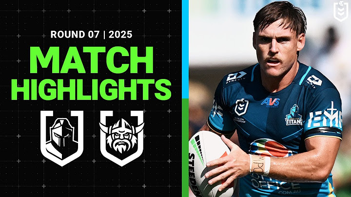 NRL Match Highlights 2025 | Titans v Raiders | Round 7