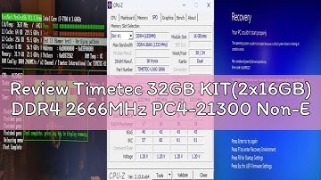 Review Timetec 32GB KIT(2x16GB) DDR4 2666MHz PC4-21300 Non-ECC Unbuffered 1.2V CL19 2Rx8 Dual Rank 2