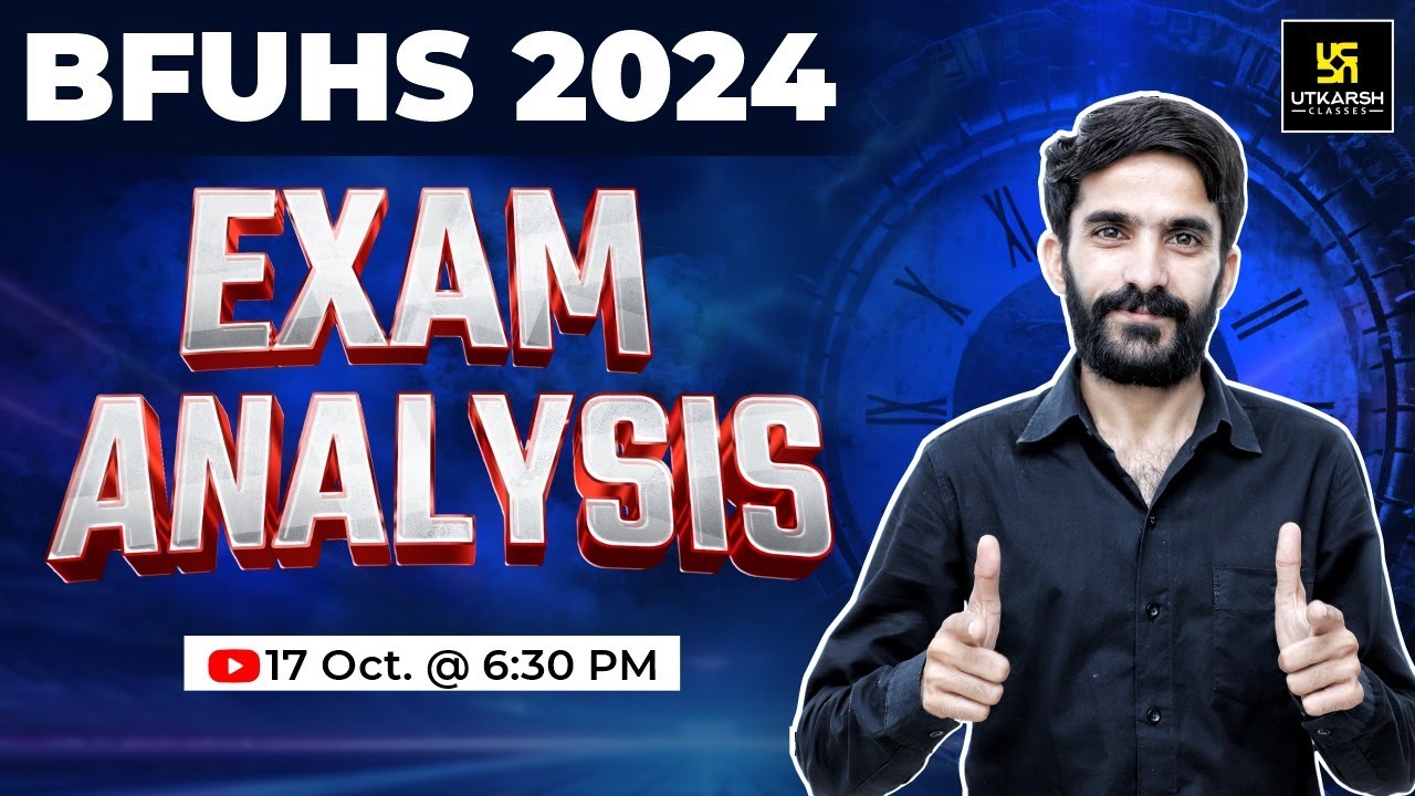 BFUHS Exam Analysis | BFUHS Exam Memory based Paper Solution | Utkarsh Nursing Classes | Raju Sir