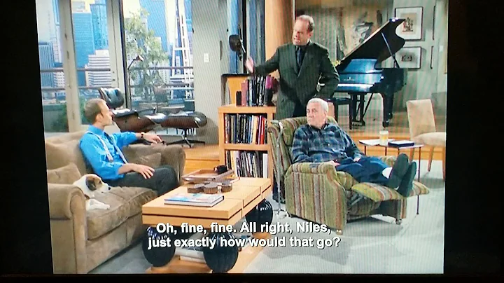 Frasier getting upset about Dr Mary