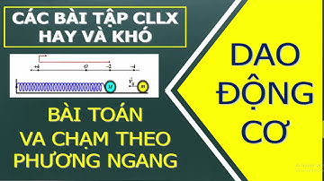Hướng dẫn giải bài tập CLLX hay và khó || Bài toán va chạm theo phương ngang.