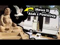Mewa Bombarduje Przyczepę Kempingową !!! - Odwiedzamy Sand CITY i Jaskinie w Alvor (Vlog #305)
