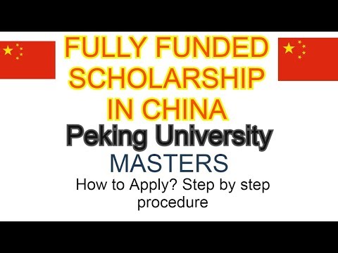 Video: Jifunze Bure Nchini Uchina: Chuo Kikuu Cha Peking Scholarship