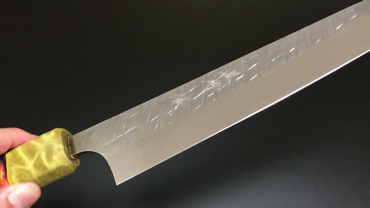 黒﨑優 雷神筋引き 240mm コバルトスペシャル 黒崎優 黒崎 優 Yu Kurosaki 雷神 筋引包丁 八寸(240mm) コバルト