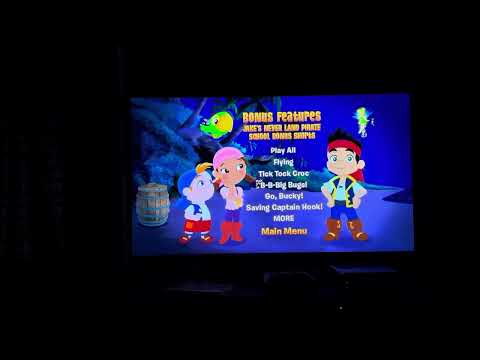 Jake And The Neverland Pirates Battle For The Book 2015 DVD Menu Walk Through