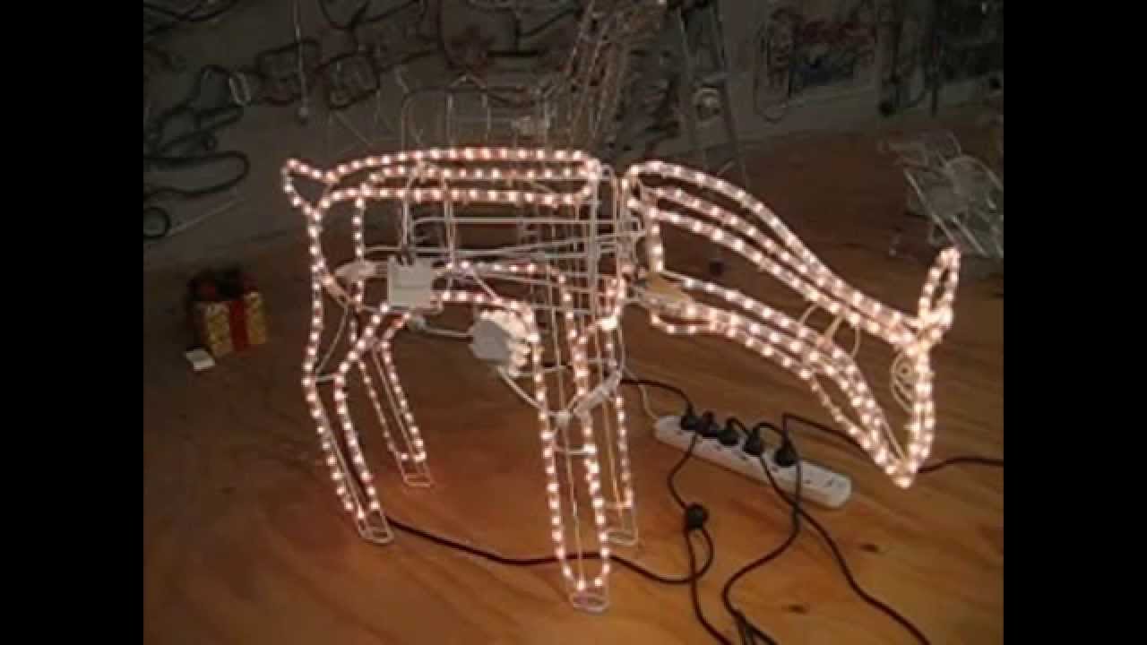Christmas Lighting Show Display Large Moving Head Reindeer Large Moving Head Reindeer