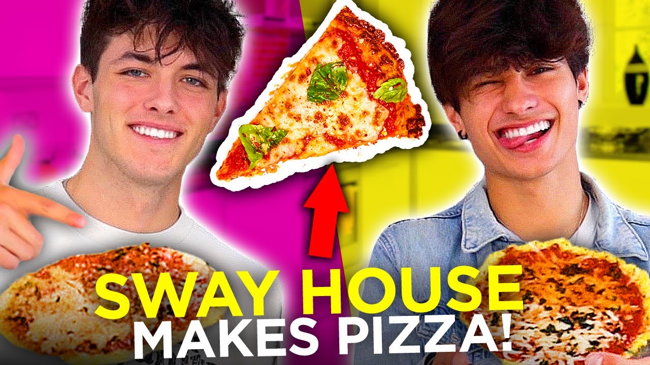 Kio Cyr & Griffin Johnson eat homemade pizza | Dish This