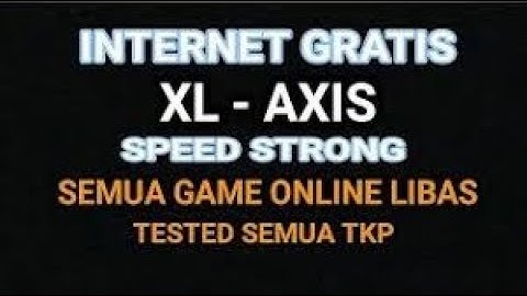 Internet gratis XL opok http injektor Tanpa ssh