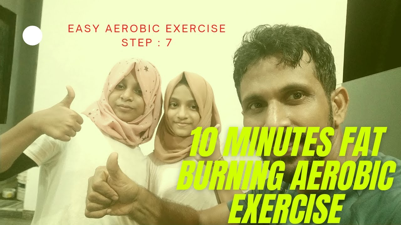 Step 7 10 Minutes Easy Fat burning Aerobic Steps, Simple Aerobic Exercise YouTube