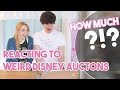 Reacting to CRAZY Disney Auction Items!