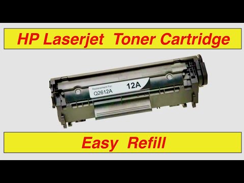 How to refill HP Toner Cartridge