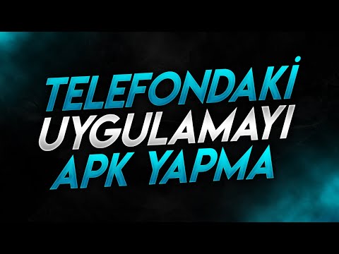 Telefonunuzdaki Uygulamayı APK Olarak Paylaşma !! Uygulamayı Linke Çevirme !!