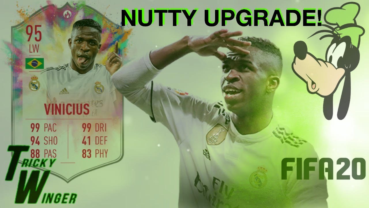 THIS CARD IS NUTTY! - 95 UPGRADED VINICIUS JR REVIEW - FIFA 20