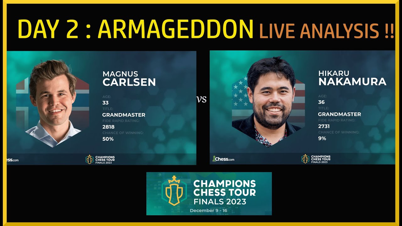 Réponse à @chessmeme3090 Part 2 - Magnus vs Hikaru in Armageddon #magn, Magnus  Carlsen