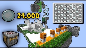 Minecraft Playerless Snow Block Farm! (with Auto Crafter) [TUTORIAL] 1.14-1.22+ Minecraft