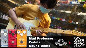 Mad Professor  DEMO Amber Overdrive+Ruby Red Booster+Silver Spring Reverb,