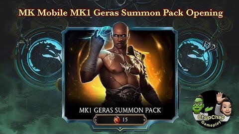 MK Mobile MK1 Geras Summon Pack Opening Mortal Kombat Mobile MK1 Geras Summon Pack Opening