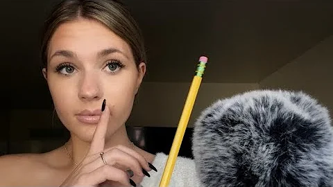 ASMR| Helping You Cheat On A Test| Inaudible Whispering| Personal Attention