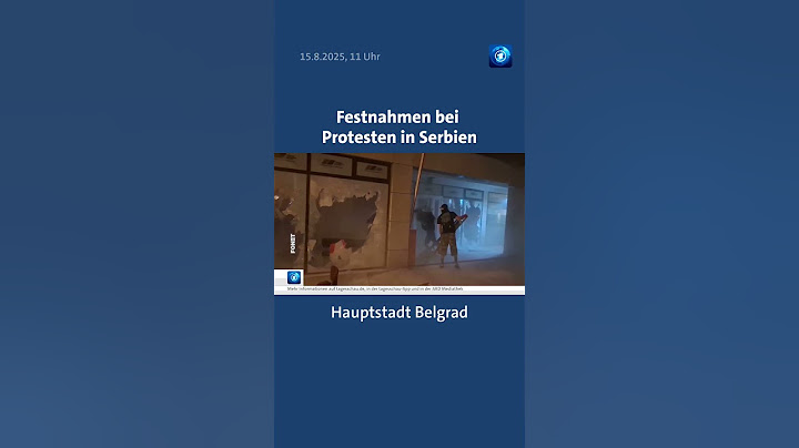 In Serbien ist es wieder zu gewaltsamen Protesten gegen die Regierung gekommen. #serbien #tagesschau