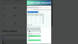 Student Grade Calculator App using UiPath Apps #shorts screenshot 5