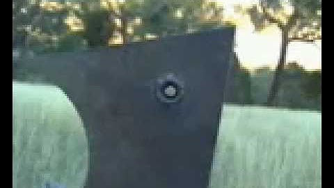 Glass Lined Shaped Charge Penetrates 2 inches of Steel.