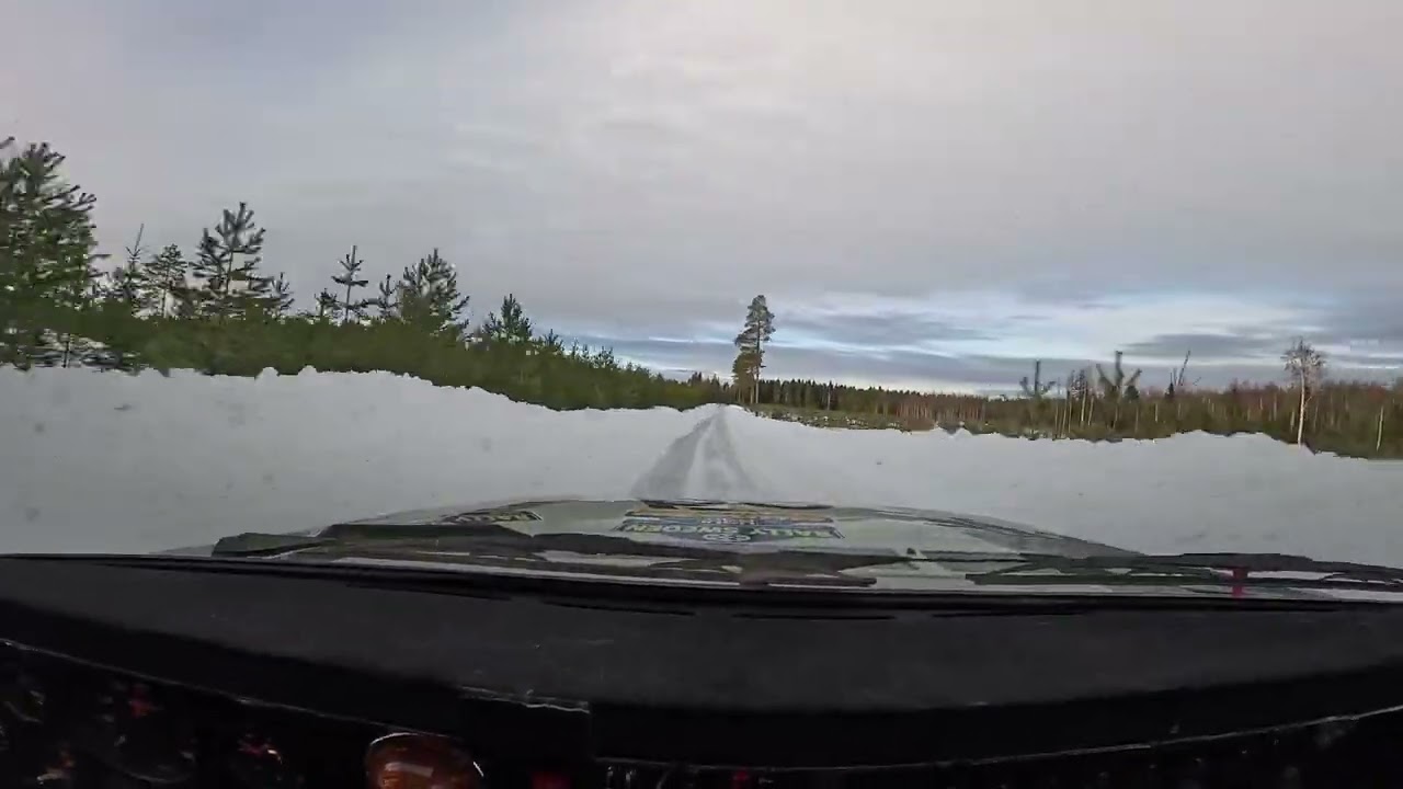Rally Sweden onboard 2025 ss4 Bäck