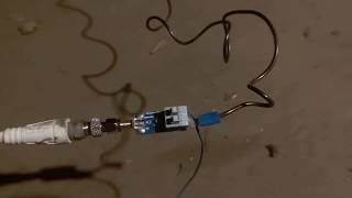 Attic longwire antenna and SWL SDR setup