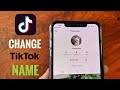 How to change profile name on tiktok easy and fast 2021
