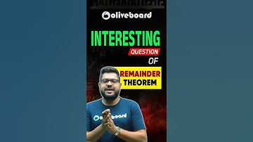 Remiander Theorem #ssccgl2025 #sscexams #ssc #ssccgl #sscmts #oliveboardmocktest #trending
