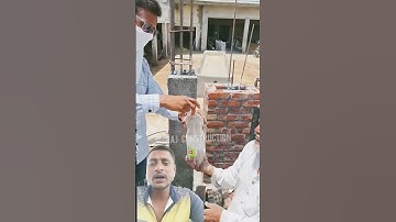 pillar mein Pani dalne ka Sahi tarika #work #technical#woodworking #shorts #ytshorts