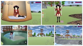 || Playing Sakura School || مخيم ⛺️ في ساكورا و بيت كبير كثير شوفوا شو سويت في المخيم 💖