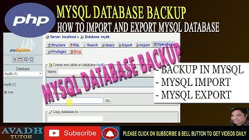 how to take mysql database backup || how to mysql import export database || mysql tutorial