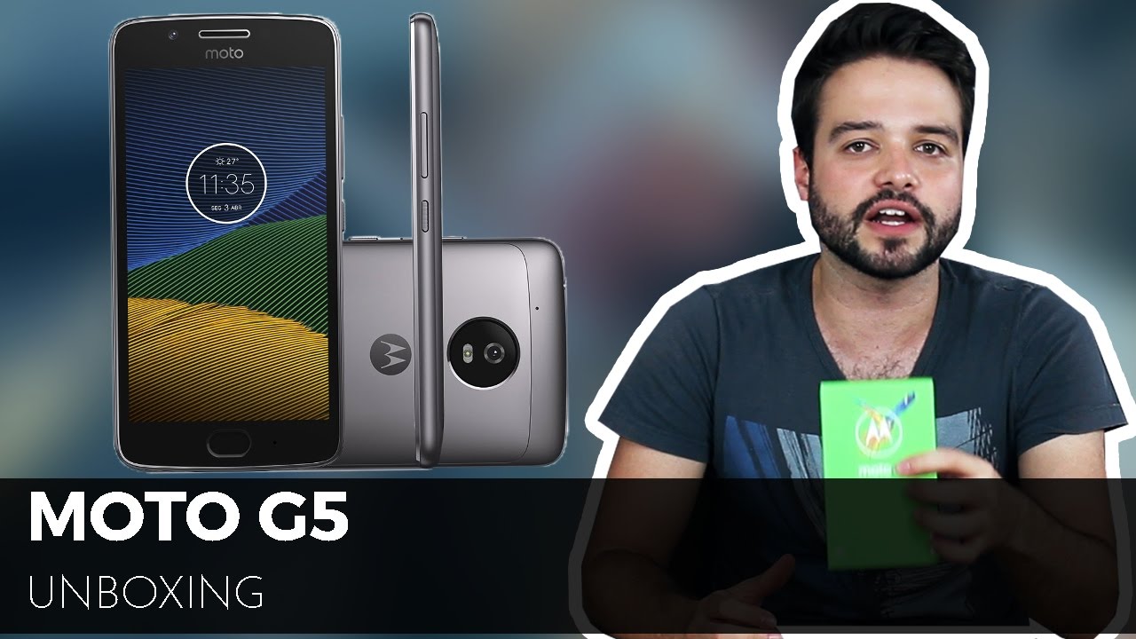 Moto G5 | Unboxing e Primeiras ImpressÃµes