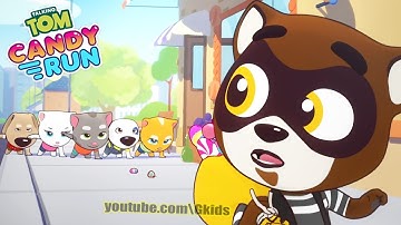 Talking Tom Candy Run - NEW WORLDS - Walkthrough Gameplay Part 10 (iOS, Android)