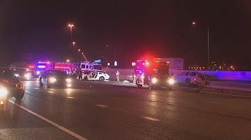 VIDEO: Possible wrong-way crash closes eastbound lanes of Loop 202 in Tempe