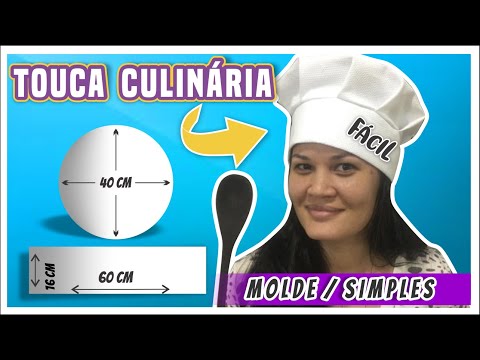 Vídeo: Como Fazer Um Chapéu De Chef