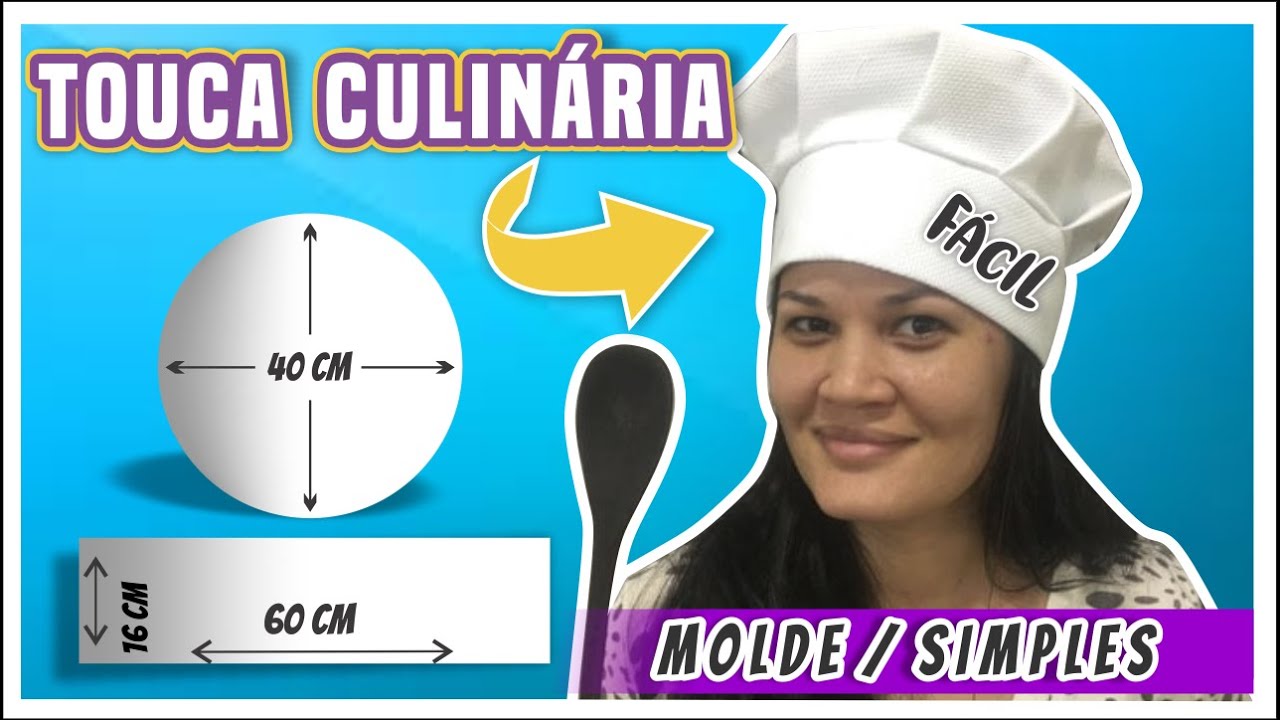 Como hacer un gorro de chef fácil y rápido