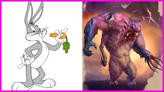 Cartoon Characters As Zombie