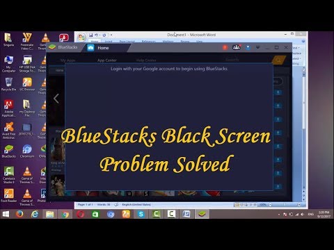 How to Solve Login With Google Account to Begin Using BlueStacks Or BlueStacks Black Screen Problem