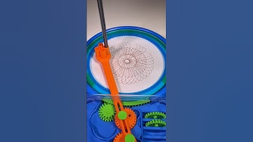 Big Gear + right Hole - Pure Spirograph madness! #shorts #loopart #spirograph