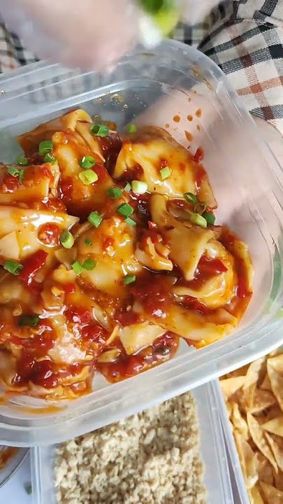 Wonton Pedas - Pangsit Pedas Dumpling #shorts