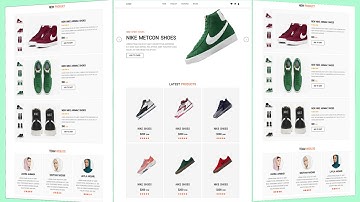 How To Make A Shoe Responsive E-Commerce Website Design Using HTML CSS And JAVASCRIPT From Scratch