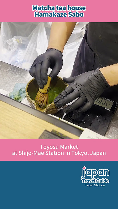 【Matcha tea house Hamakaze Sabo】Shijo-mae Station／tokyo (Yurikamome Line)｜Japan Travel Guide