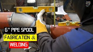 How To Fabricate & Weld 6' Pipe *TIPS AND TRICKS*  MIG/MAG