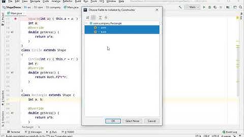 Использование абстрактного класса Shape и пояснения к заданию