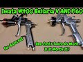 Iwata W400 Bellaria V ANI F160 Sprayguns For Basecoat In Honda Silver