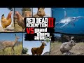 ANIMAL gameplay Comparison in GTA 5 vs RDR2 → PART 2